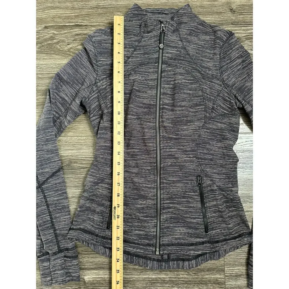 Lululemon Forme Jacket *Cuffins Wee Are From Space Black Cashew 8